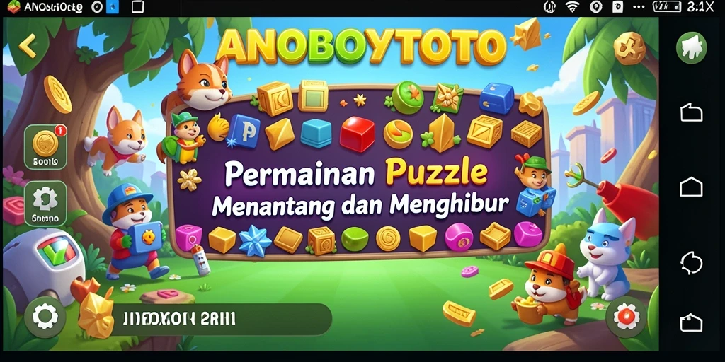Tampilan gameplay menarik dari ANOBOYTOTO, tantangan puzzle seru menunggu!
