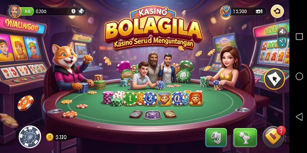 Tampilan menarik dari gameplay BOLAGILA yang seru.