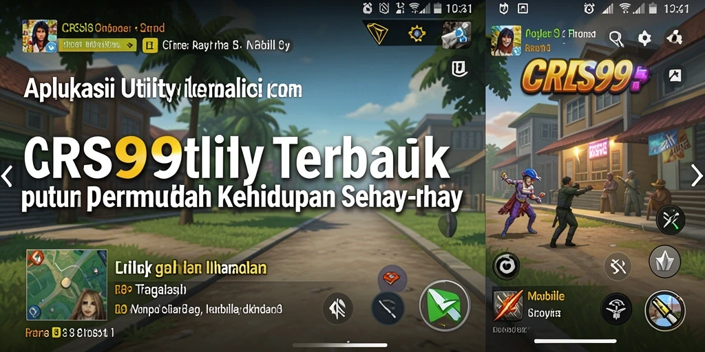 Tampilan utama CRS99 yang menampilkan fitur Utility yang lengkap.