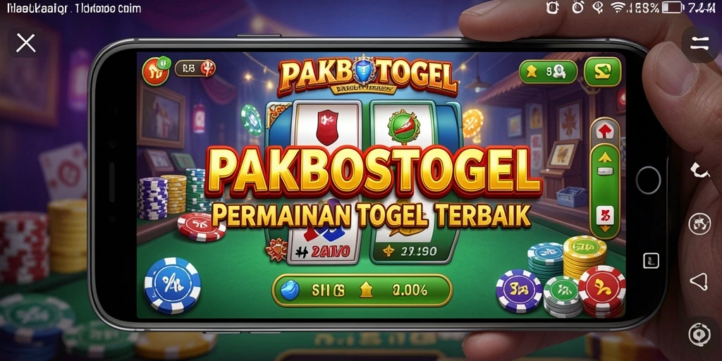 Tampilan gameplay realistik dari PAKBOSTOGEL saat bermain togel.