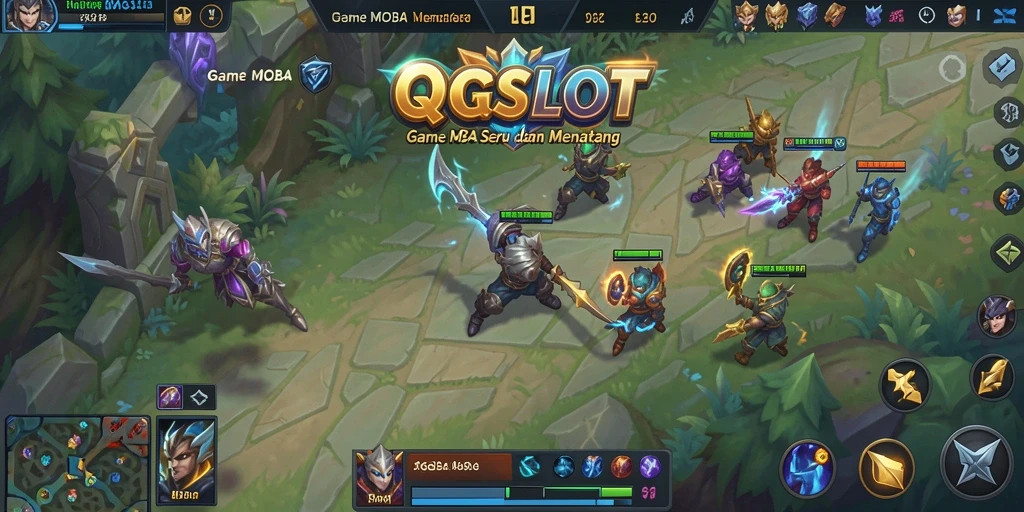 Gameplay seru dan kompetitif di QQSLOT dengan berbagai pahlawan.